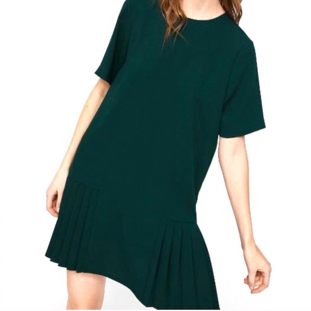 Zara Dark Green Mini Dress